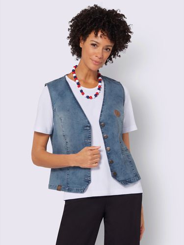 Gilet en jean qualité coton - Collection L - Modalova