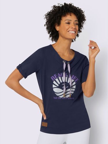 T-shirt à encolure ronde pur coton - - Collection L - Modalova