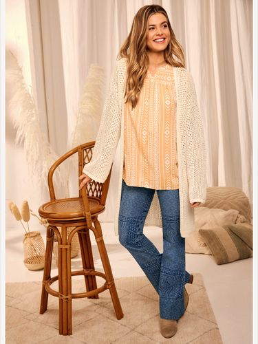 Pantalon imprimé 95% coton - - Helline - Modalova