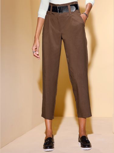 Pantalon paperbag ceinture incluse - Creation L - Modalova
