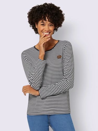 T-shirt rayé détails en qualité lisse - - Collection L - Modalova