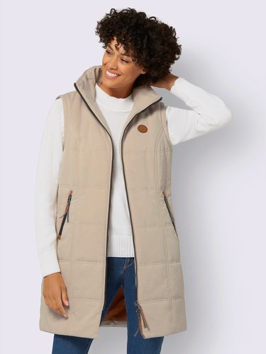 Veste longue col montant chaud - Collection L - Modalova