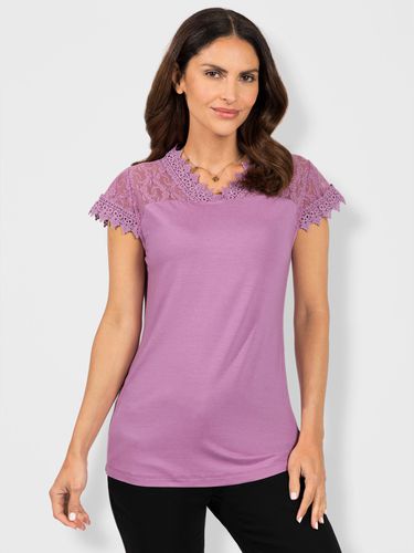 T-shirt viscose - orchidée - Helline - Modalova