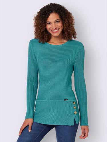 Pull encolure ronde 50% coton - Collection L - Modalova