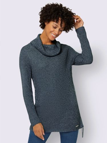 Pull long tricot chiné - - Collection L - Modalova