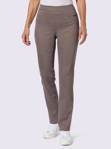 Pantalon avec ceinture large élastique et poches - Collection L - Modalova