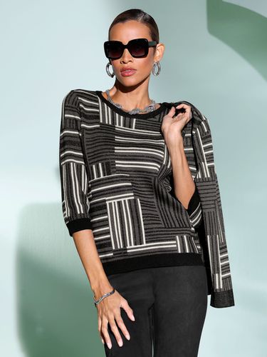 Pull à manches 3/4 avec viscose (ecovero) - - Creation L - Modalova