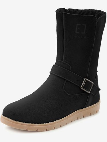 Botte d'hiver bottines d'hiver en cuir de qualité - Elbsand - Modalova