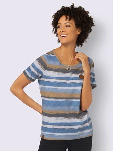 T-shirt à rayures pur coton - - Collection L - Modalova