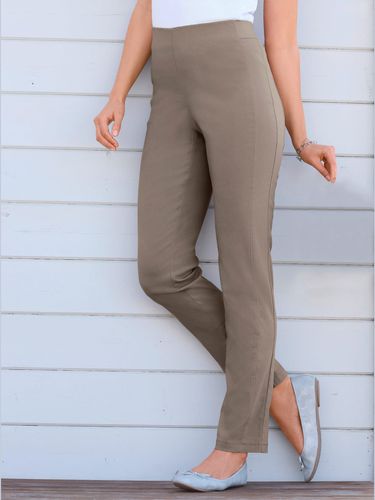 Pantalon classique uni avec ceinture élastique - Stehmann Comfort line - Modalova