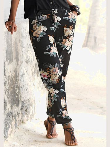 Pantalon de plage pantalon en jersey imprimé - LASCANA - Modalova