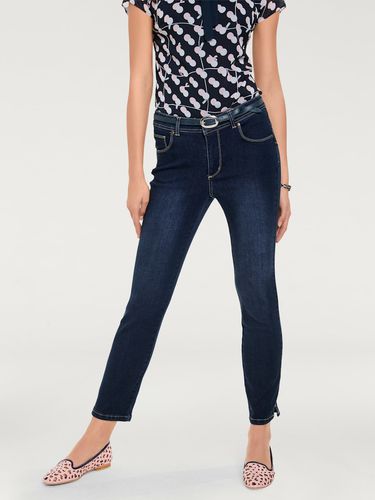 Jeans effet ventre plat longueur 7/8 - Linea Tesini - Modalova