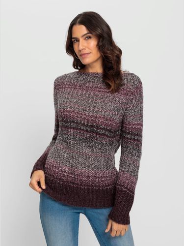 Pull à manches longues tricot côtelé épais - Helline - Modalova