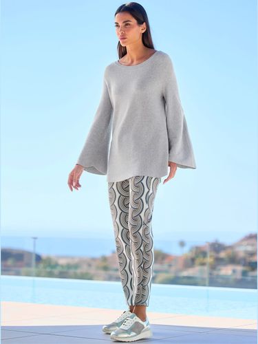 Pull encolure ronde inscription avec petites pierres brillantes fantaisie - - Rick Cardona - Modalova