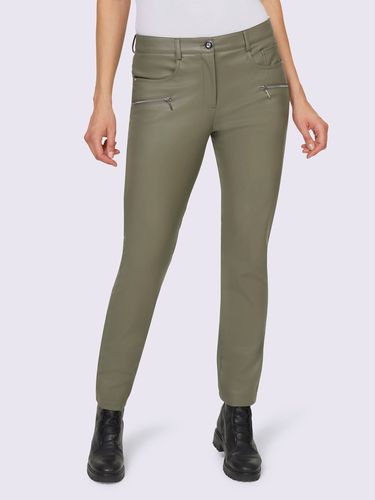 Pantalon push-up imitation cuir souple - Rick Cardona - Modalova