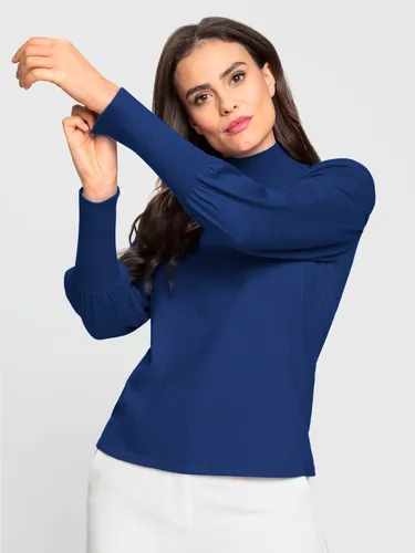 Pull col montant 50% viscose - Ashley Brooke - Modalova