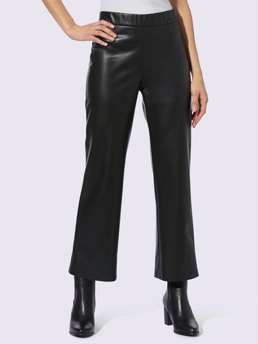 Pantalon en imitation cuir jambes larges mode - Rick Cardona - Modalova