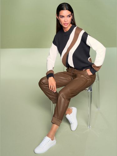 Pull encolure ronde combinaison de couleurs tendance - - Rick Cardona - Modalova