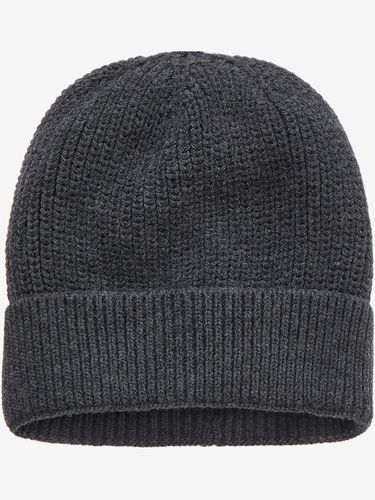 Beanie bonnet tendance avec revers et motif tricoté - LASCANA - Modalova