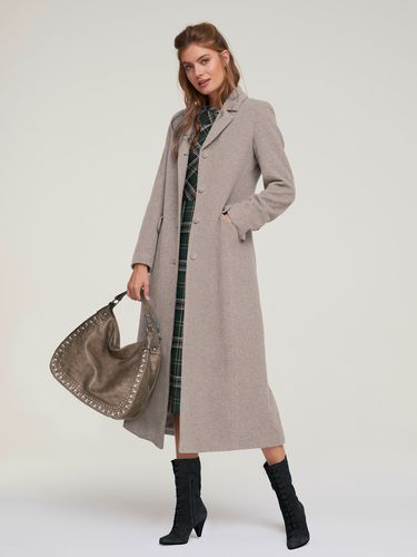 Manteau blazer coupe longue classique - - Linea Tesini - Modalova