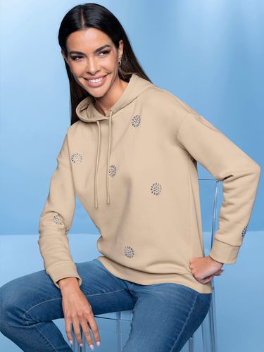 Sweat-shirt petites pierres fantaisie tendance - Rick Cardona - Modalova