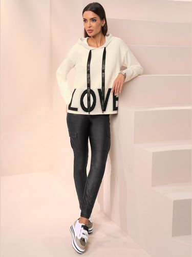 Pull à capuche 50% viscose - Rick Cardona - Modalova