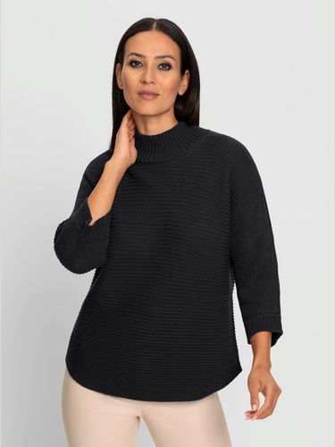 Pull à col montant tricot côtelé moderne - Rick Cardona - Modalova