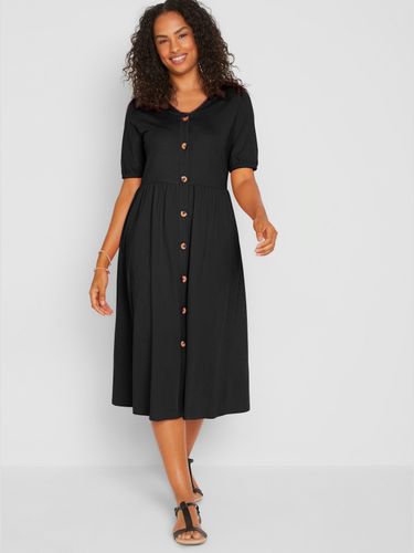 Robe en coton pur coton - noir - Helline - Modalova