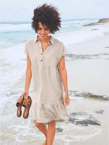 Robe de loisirs 55% lin - Linea Tesini - Modalova
