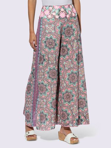 Jupe-culotte jolie broderie à fleurs - - Linea Tesini - Modalova