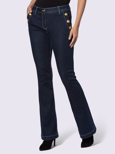Jean bootcut boutons décoratifs - Ashley Brooke - Modalova