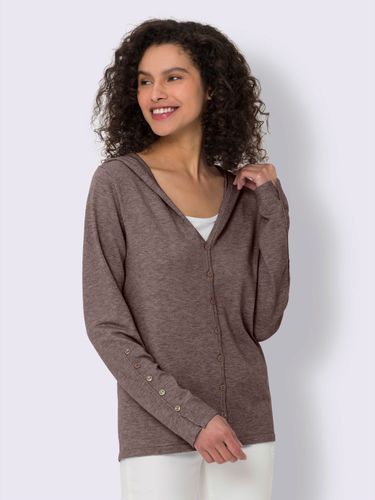 Cardigan capuche tendance - Linea Tesini - Modalova