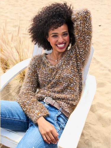 Pull en tricot jolie structure tricot - - Linea Tesini - Modalova