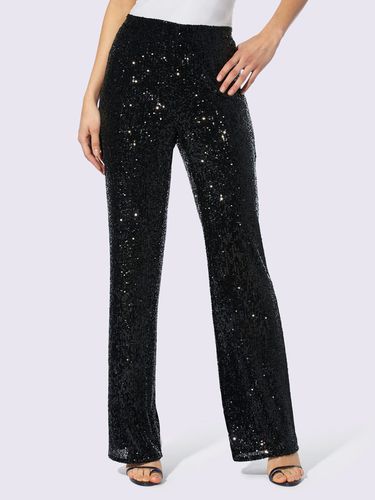 Pantalon paillettes brillantes - Ashley Brooke - Modalova