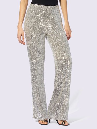 Pantalon paillettes brillantes - Ashley Brooke - Modalova