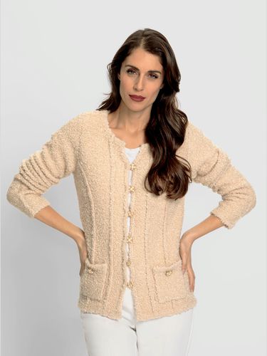 Cardigan tricot bouclé - Ashley Brooke - Modalova