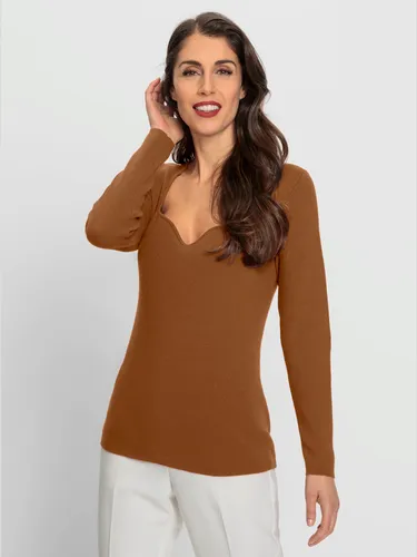 Pull encolure en forme de cœur - Ashley Brooke - Modalova