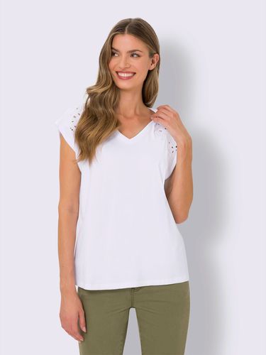 T-shirt superbe broderie florale - Linea Tesini - Modalova