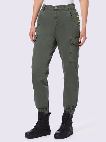 Pantalon cargo coupe cargo décontractée - Mandarin - Modalova