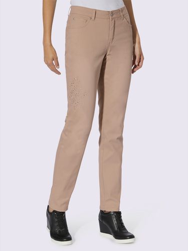 Pantalon twill petites pierres brillantes fantaisie - Rick Cardona - Modalova