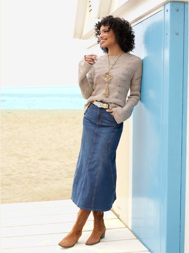 Pull ajouré tricot ajouré - - Linea Tesini - Modalova