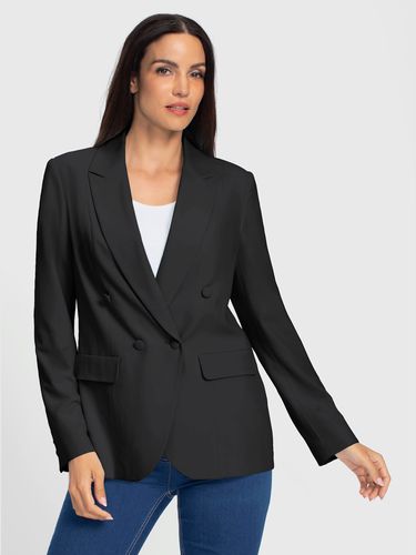 Blazer double patte de boutonnage - Ashley Brooke - Modalova