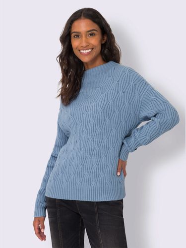 Pull à col montant superbe motif torsadé - Best Connection - Modalova
