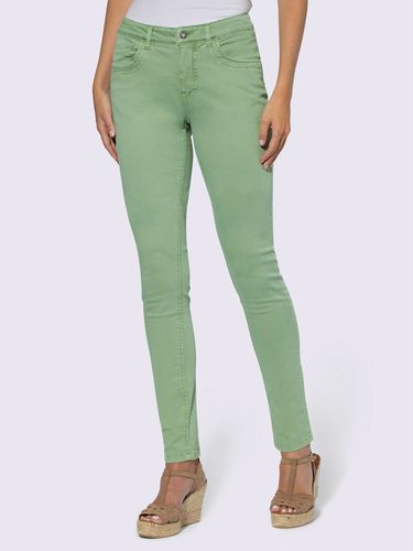 Pantalon twill coupe 5 poches décontractée - Linea Tesini - Modalova