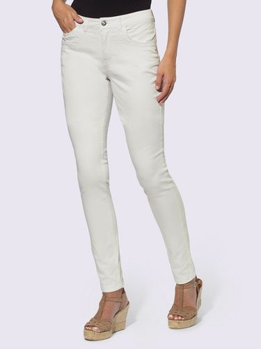 Pantalon twill coupe 5 poches décontractée - Linea Tesini - Modalova