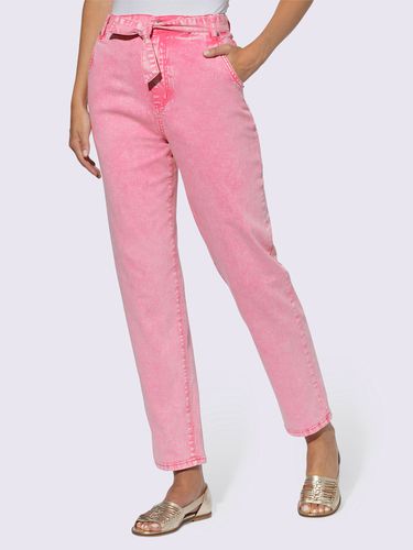 Pantalon twill délavé tendance - Linea Tesini - Modalova