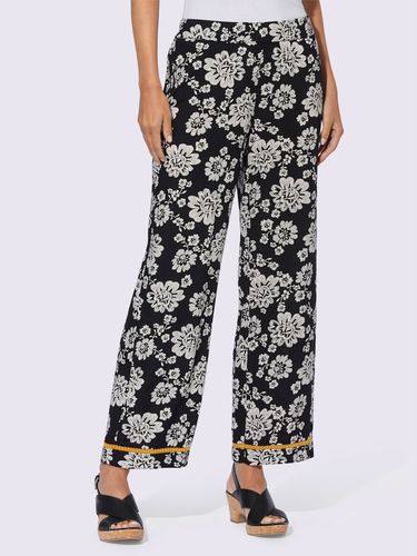 Pantalon imprimé motif floral - - Linea Tesini - Modalova