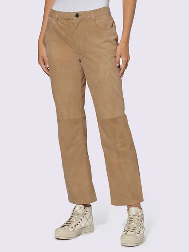 Pantalon en cuir cuir velours très doux - Linea Tesini - Modalova