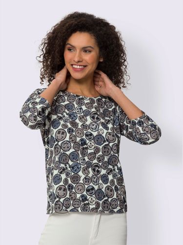 T-shirt à encolure ronde motif imprimé fantaisie - clair imprimé - Linea Tesini - Modalova