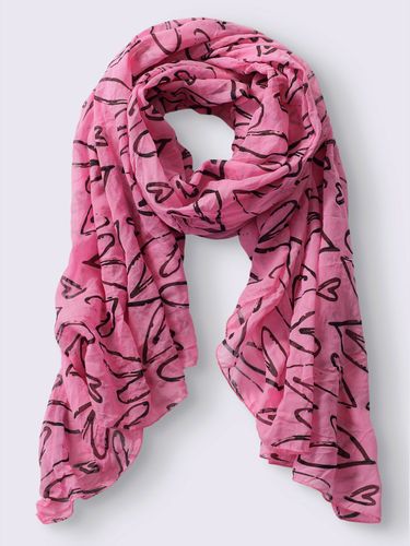 Foulard motif cœur tendance - Helline - Modalova